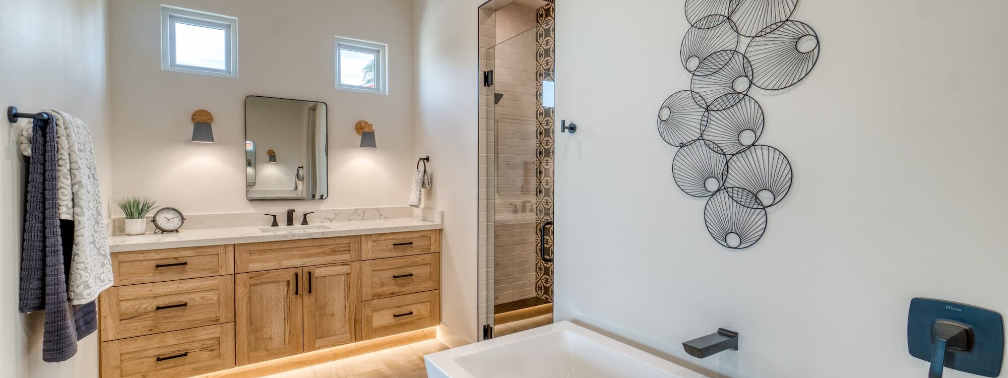 SALLE_BAIN_PARQUET3 2000X750 | Elsass Climatisation Quel revêtement de sol choisir pour sa salle de bain ? Cernay